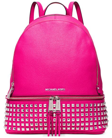 michael kors rhea pink floral backpack|Michael Kors rhea backpack sale.